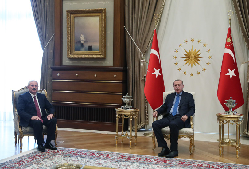 CUMHURBAŞKANI ERDOĞAN, 75 GÜN SONRA YARGITAY BAŞKANI AKARCA’YI KABUL ETTİ