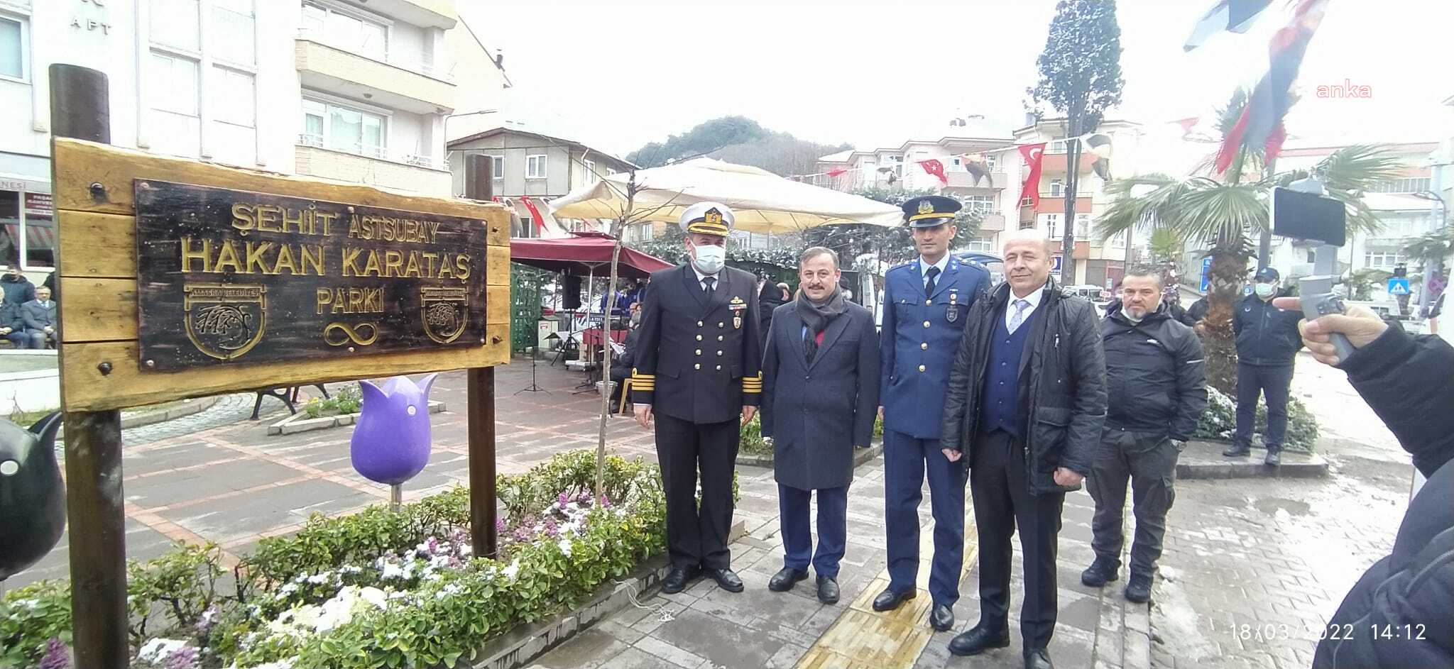 AMASRA GÖLLER YANI PARKI’NA ŞEHİT HAKAN KARATAŞ’IN İSMİ VERİLDİ