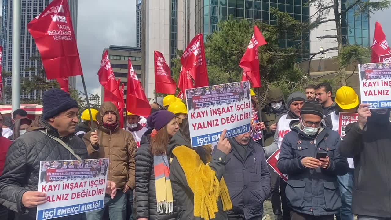 KAYI İNŞAAT İŞÇİLERİ: “ORHUN KARTAL HACZİNİ KOŞULSUZ ŞARTSIZ GERİ ÇEKSİN”