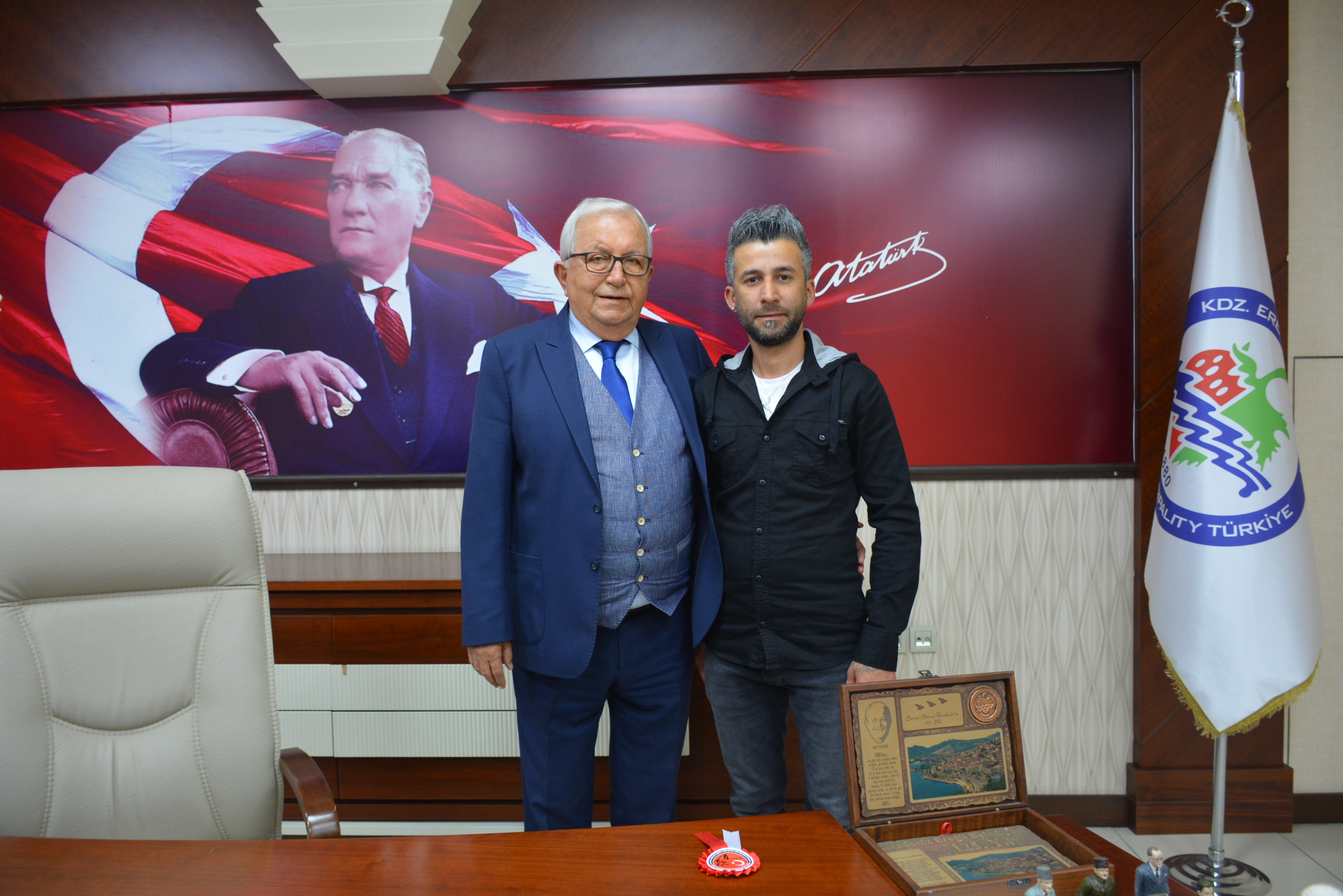 KDZ.EREĞLİ BELEDİYE BAŞKANI'NDAN TÜRKİYE 2’NCİSİ KUAFÖRE DESTEK
