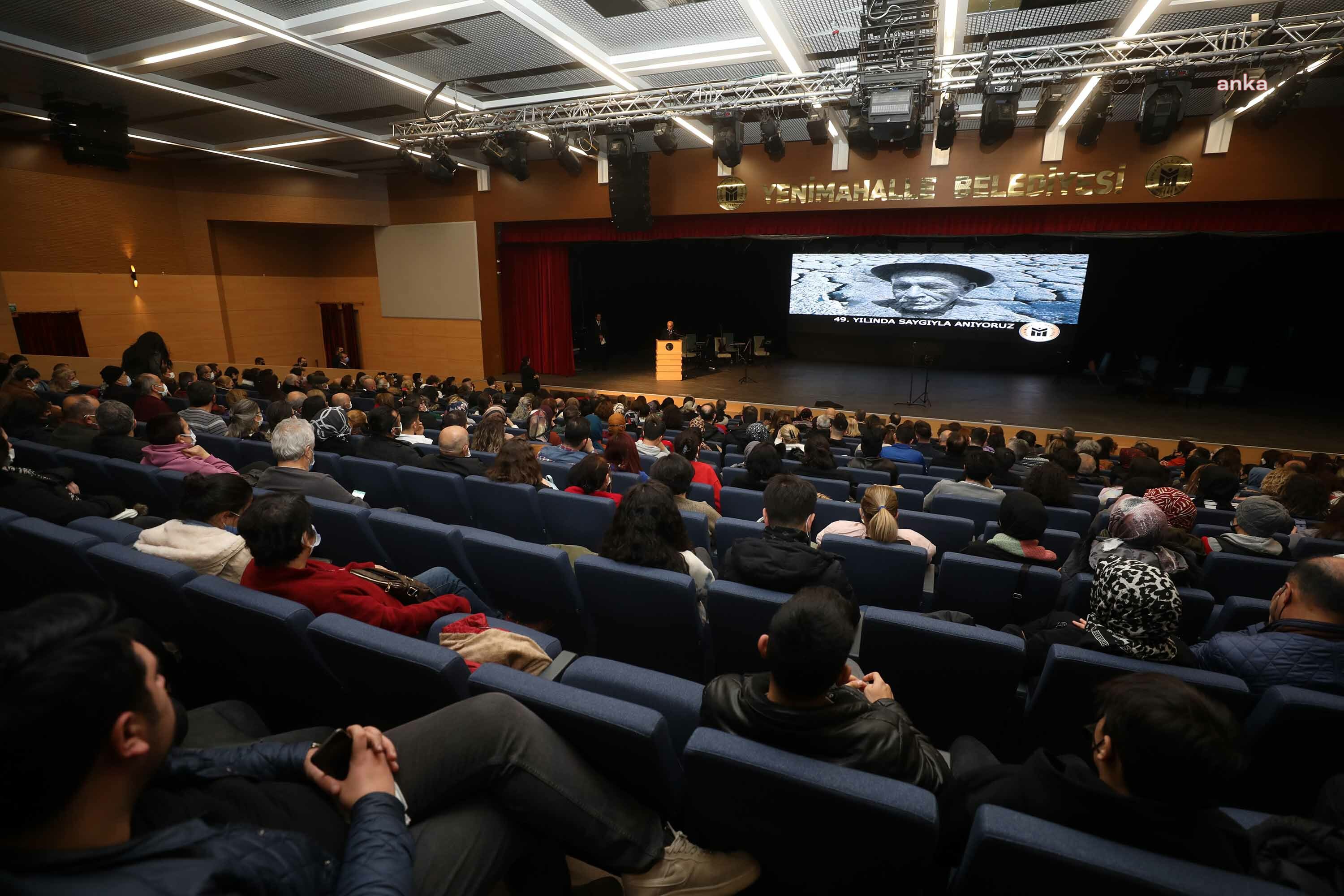 AŞIK VEYSEL ÖLÜMÜNÜN 49'UNCU YILINDA YENİMAHALLE'DE ANILDI