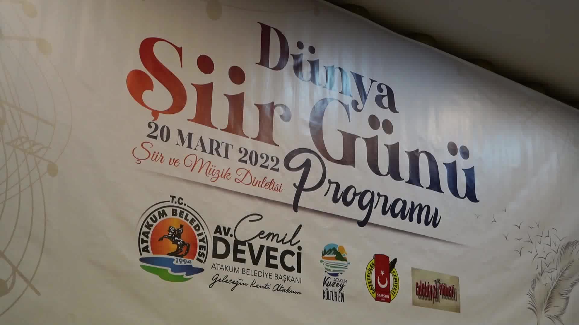 ŞİİRSEVERLER, ATAKUM'DA BULUŞTU