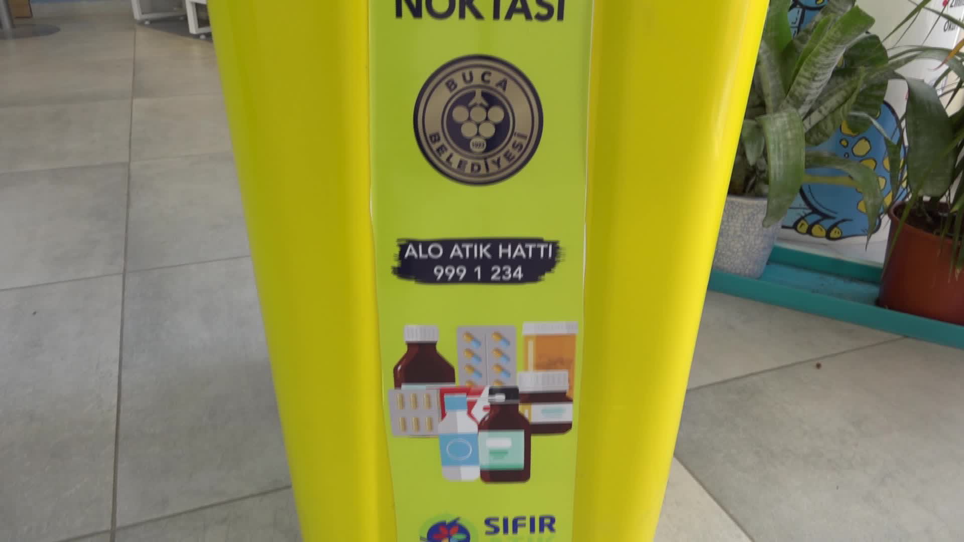 BUCA BELEDİYESİ  ATIK İLAÇLARI TOPLUYOR