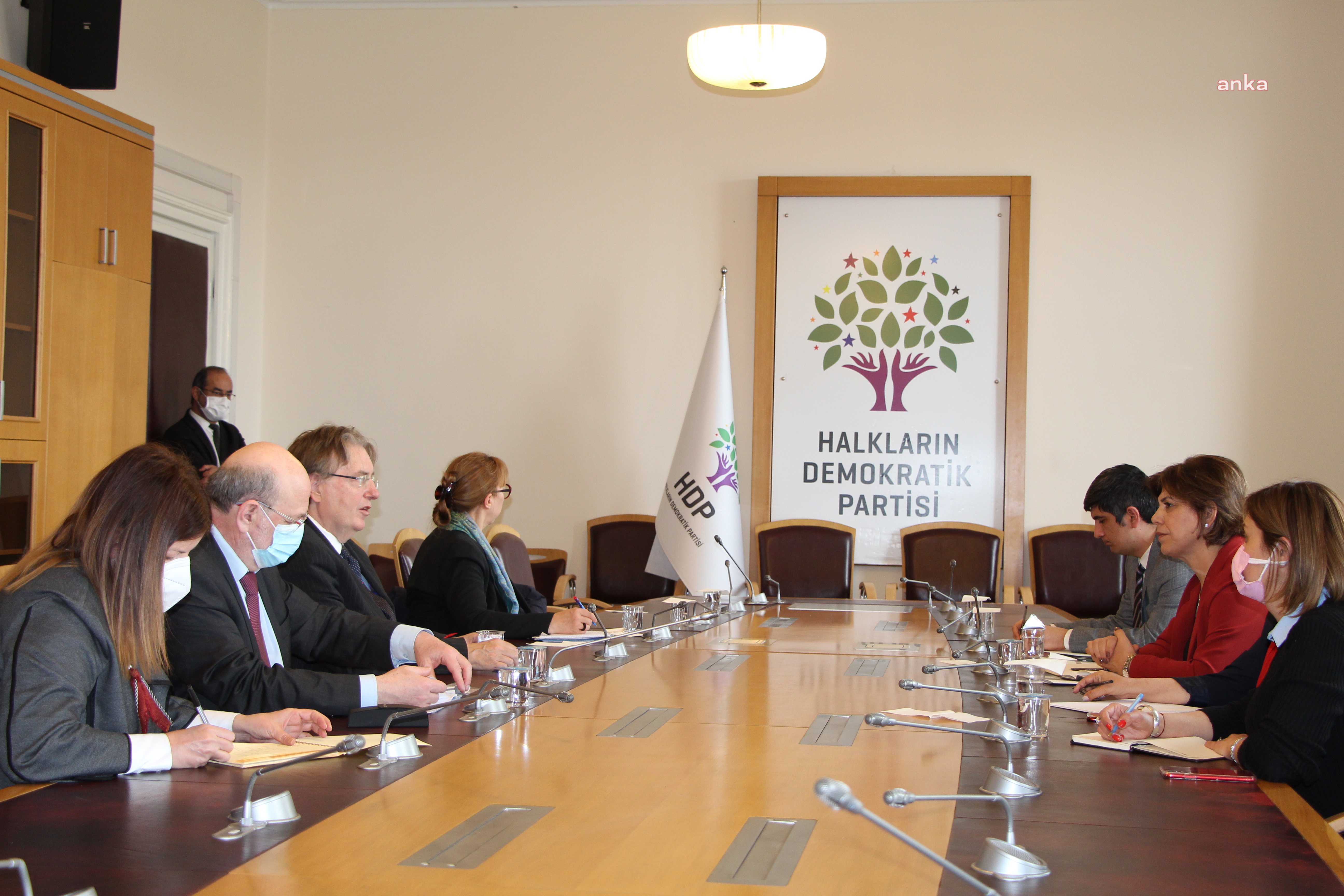 AKPM DENETİM KOMİSYONU RAPORTÖRLERİ, HDP TBMM GRUBU’NU ZİYARET ETTİ