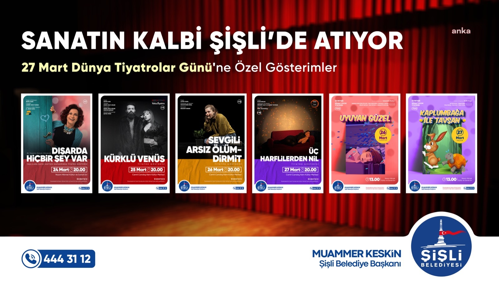 ŞİŞLİ’DE TİYATRO RÜZGARI ESECEK