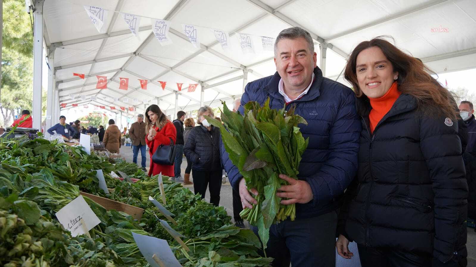 ÇEŞME'DE OT FESTİVALİ BAŞLADI