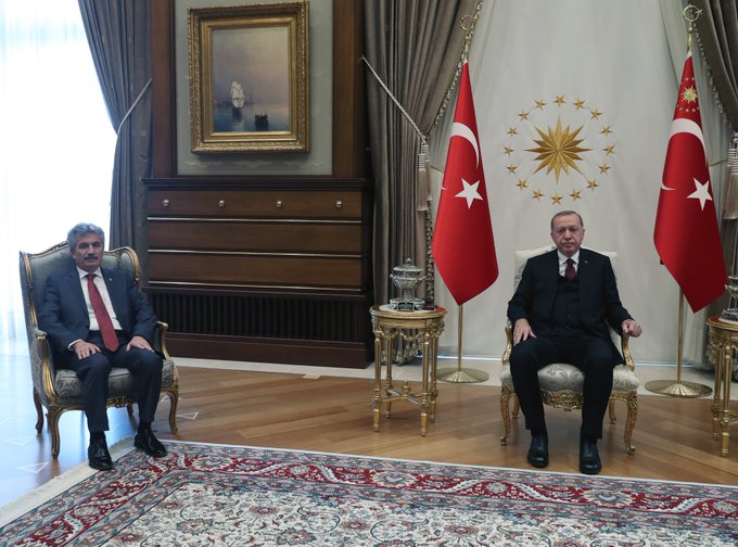 CUMHURBAŞKANI ERDOĞAN, DANIŞTAY BAŞKANI YİĞİT İLE GÖRÜŞTÜ