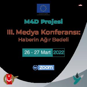 GAZETECİLER CEMİYETİ M4D PROJESİ 3. MEDYA KONFERANSI YARIN BAŞLIYOR