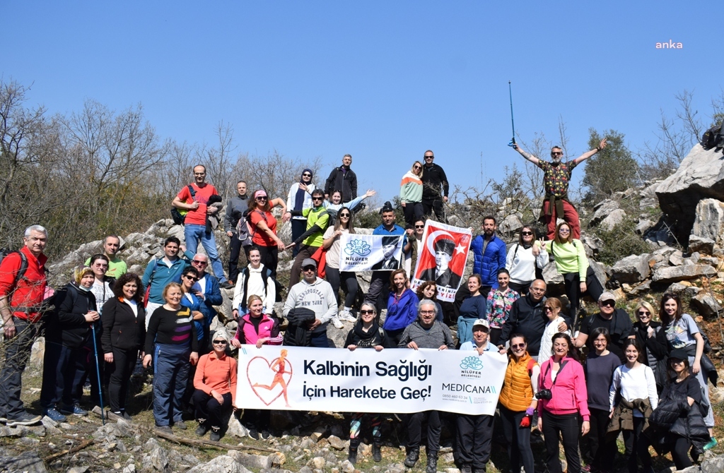 NİLÜFER'DE KALP SAĞLIĞI İÇİN DOĞA YÜRÜYÜŞÜ