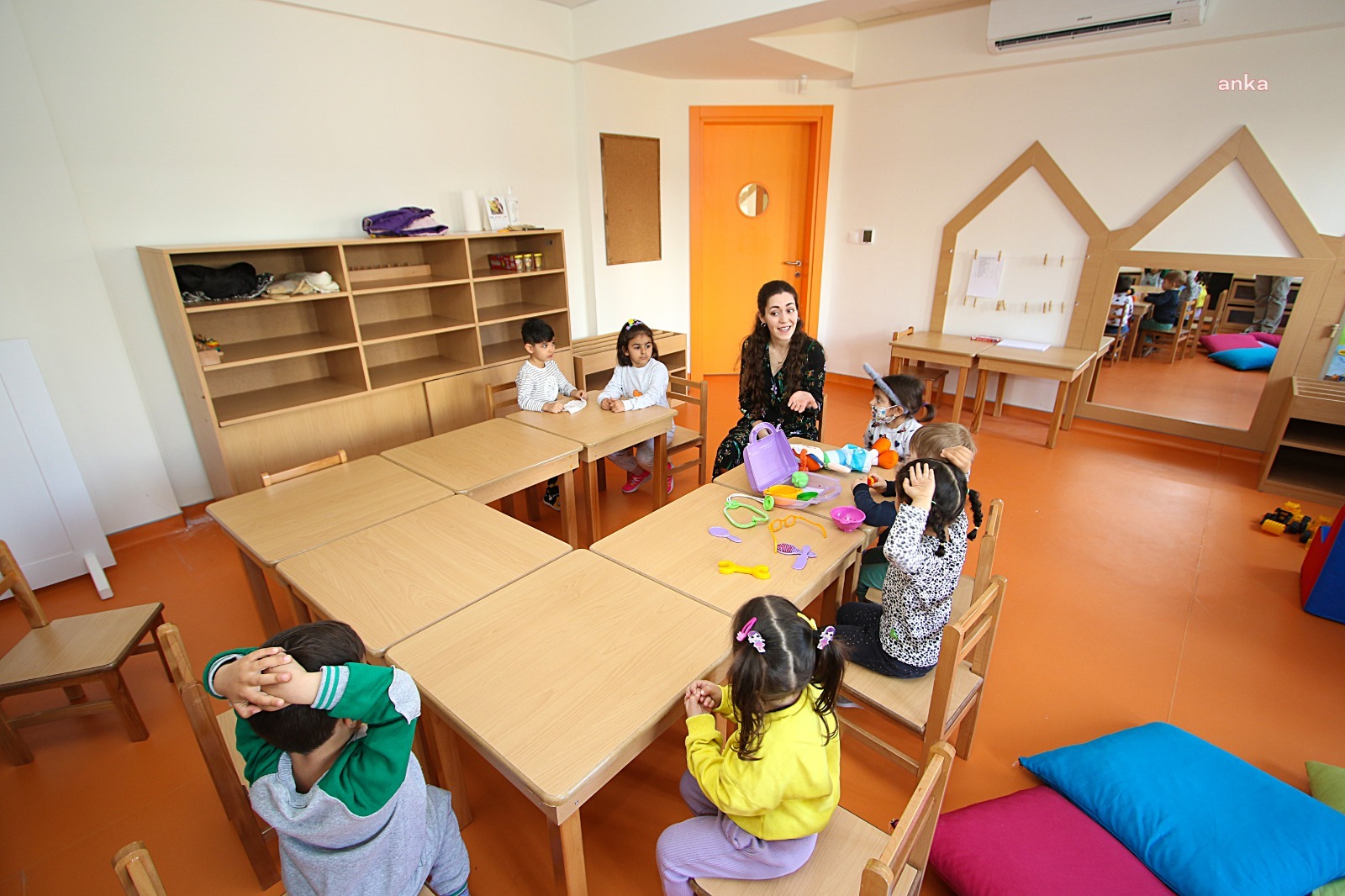 DEPREMDEN MUCİZEVİ ŞEKİLDE KURTULAN AYDA BEBEĞİN ADININ VERİLDİĞİ İZMİR’İN EN BÜYÜK ANAOKULU EĞİTİME BAŞLADI