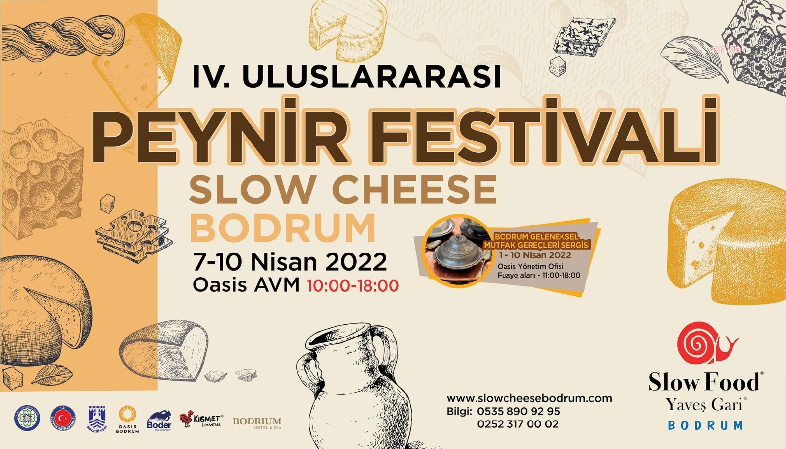 IV. ULUSLARARASI PEYNİR FESTİVALİ, BODRUM'DA BAŞLIYOR