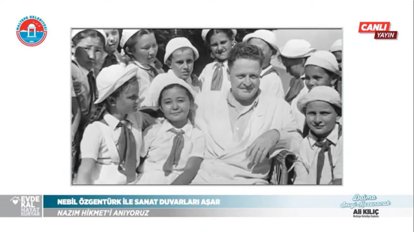 MALTEPE BELEDİYESİ, NAZIM HİKMET'İ ÖLÜMÜNÜN 57.YILINDA ANDI