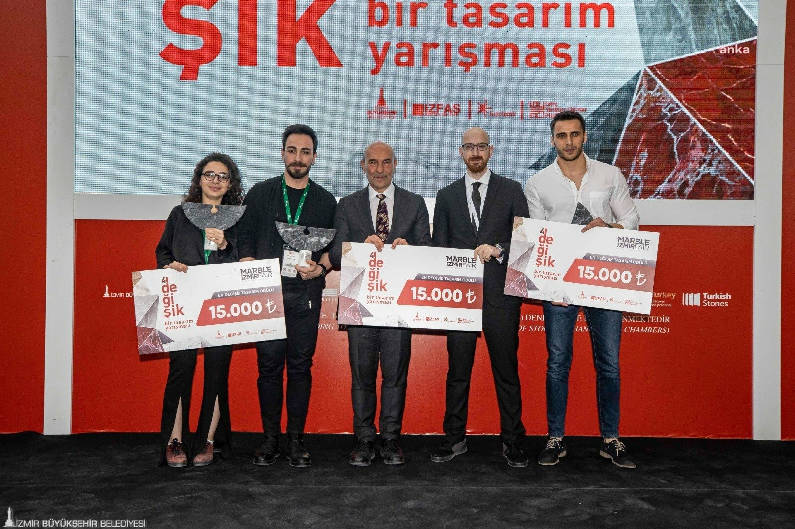 DOĞAL TAŞ TASARIM YARIŞMASINDA ÖDÜLLER SAHİBİNİ BULDU