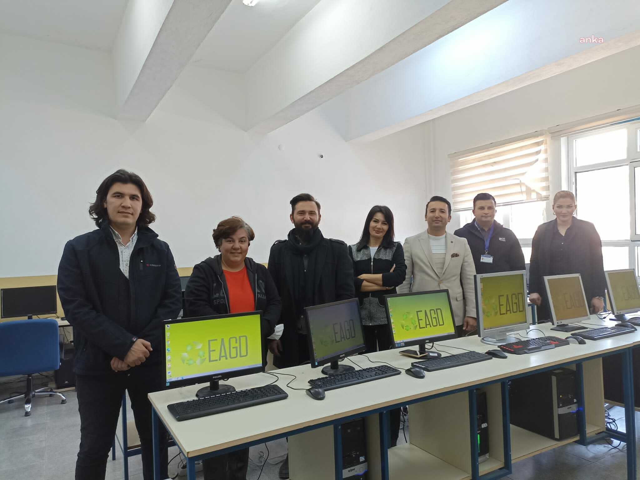 BODRUM’DA ELEKTRONİK ATIKLAR BİLGİSAYARA DÖNÜŞTÜ