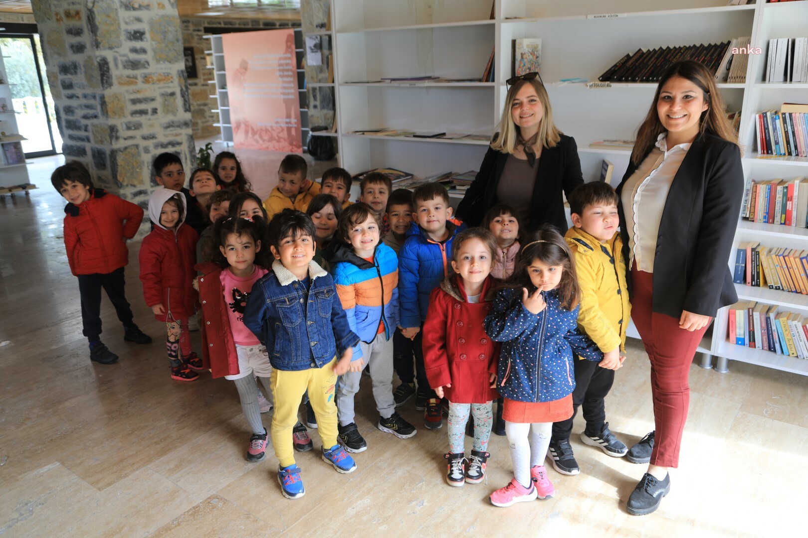 BODRUM'DA OKUL ÖNCESİ ETKİNLİK MERKEZİ’NDEN KÜTÜPHANE ZİYARETİ