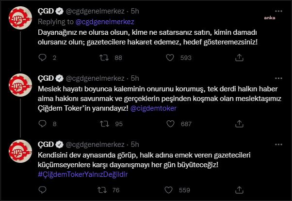 GAZETECİLİK ÖRGÜTLERİNDEN SELÇUK BAYRAKTAR'A ÇİĞDEM TOKER TEPKİSİ: "GAZETECİLERE HAKARET EDEMEZ, HEDEF GÖSTEREMEZSİNİZ!"