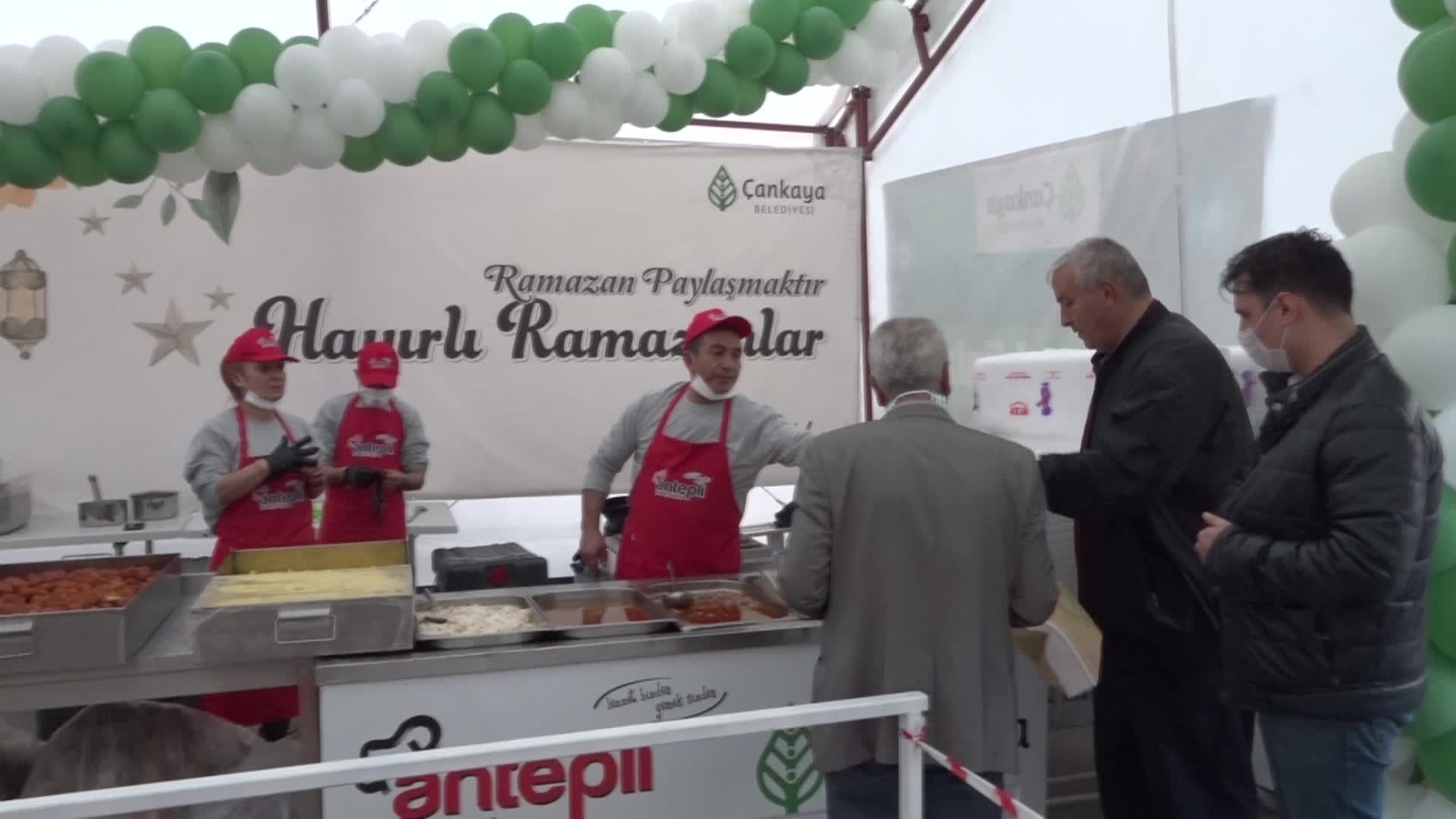 ÇANKAYA BELEDİYESİ RAMAZAN ÇADIRLARINDA İLK İFTAR YAPILDI
