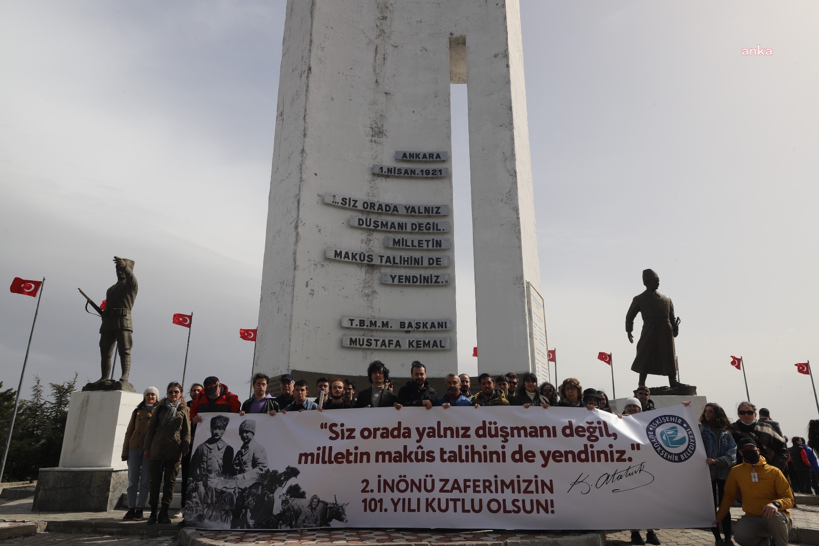 ESKİŞEHİR’DE 2. İNÖNÜ ZAFERİ'NİN 101'İNCİ YILDÖNÜMÜ DOLAYISIYLA ETKİNLİK DÜZENLEDİ