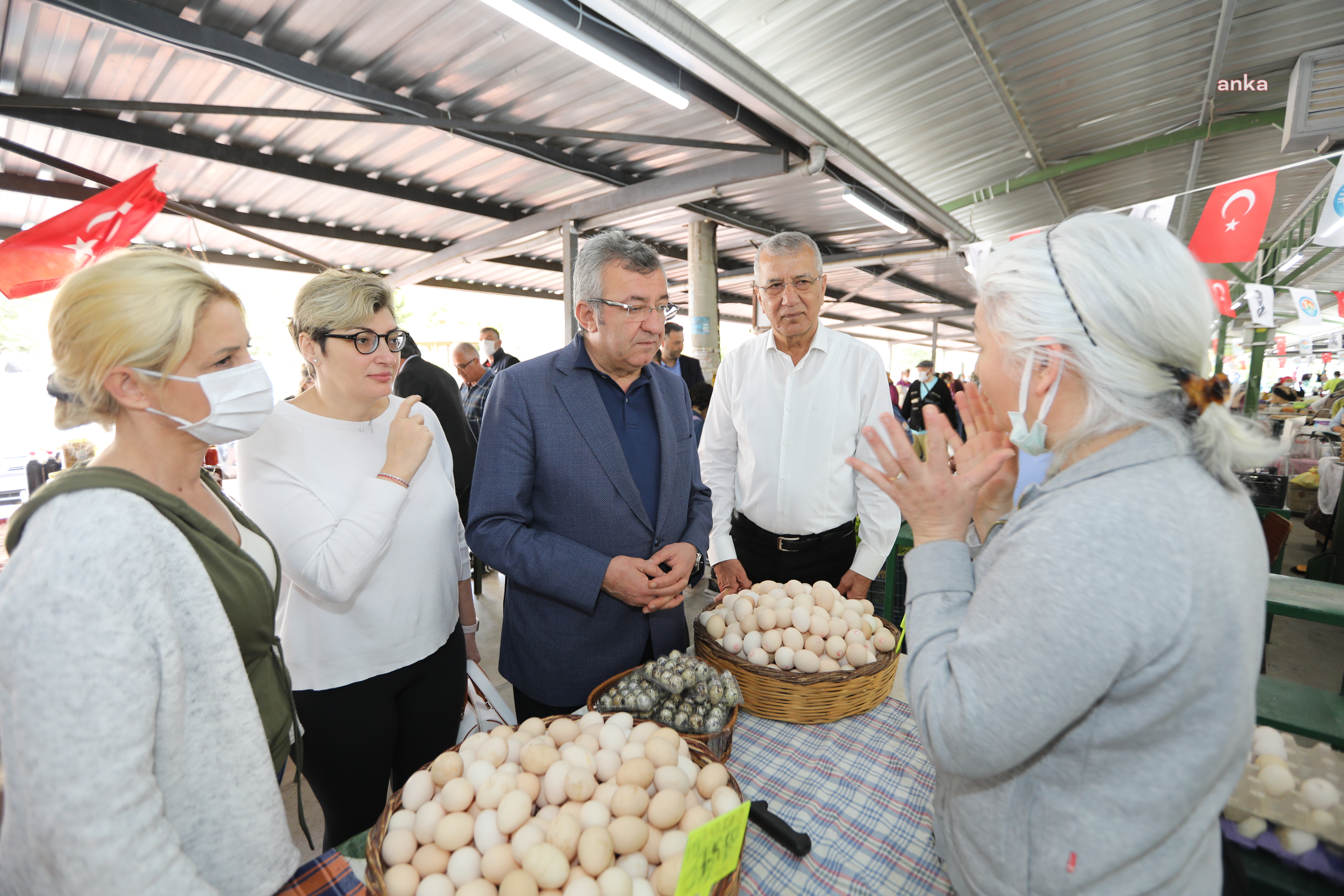 MEZİTLİ'DE ÜRETİCİ KADINLAR SİYASİLERİ AĞIRLADI