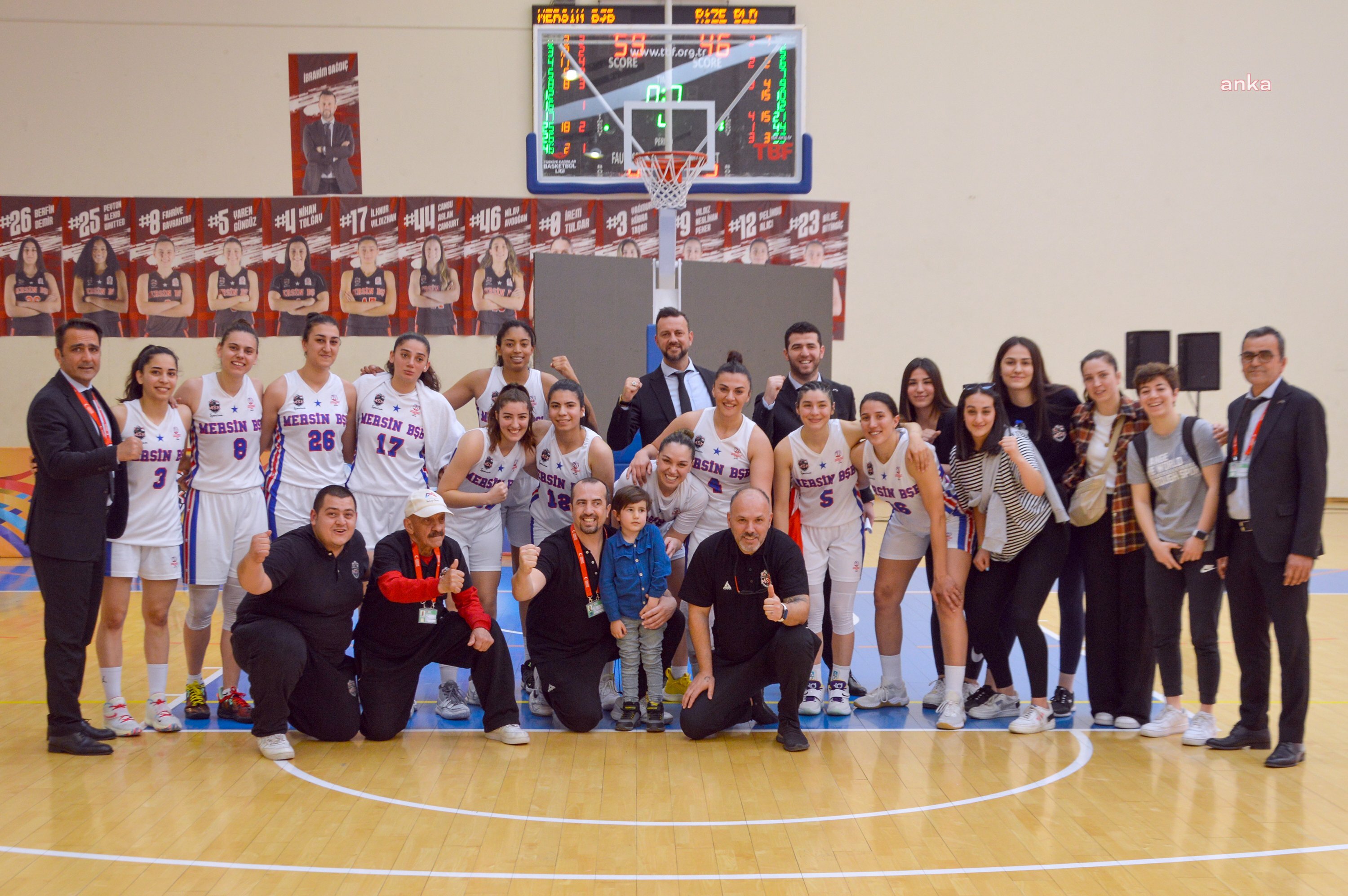 MERSİN BÜYÜKŞEHİR MSK KADIN BASKETBOL TAKIMI EVİNDE GALİP GELDİ