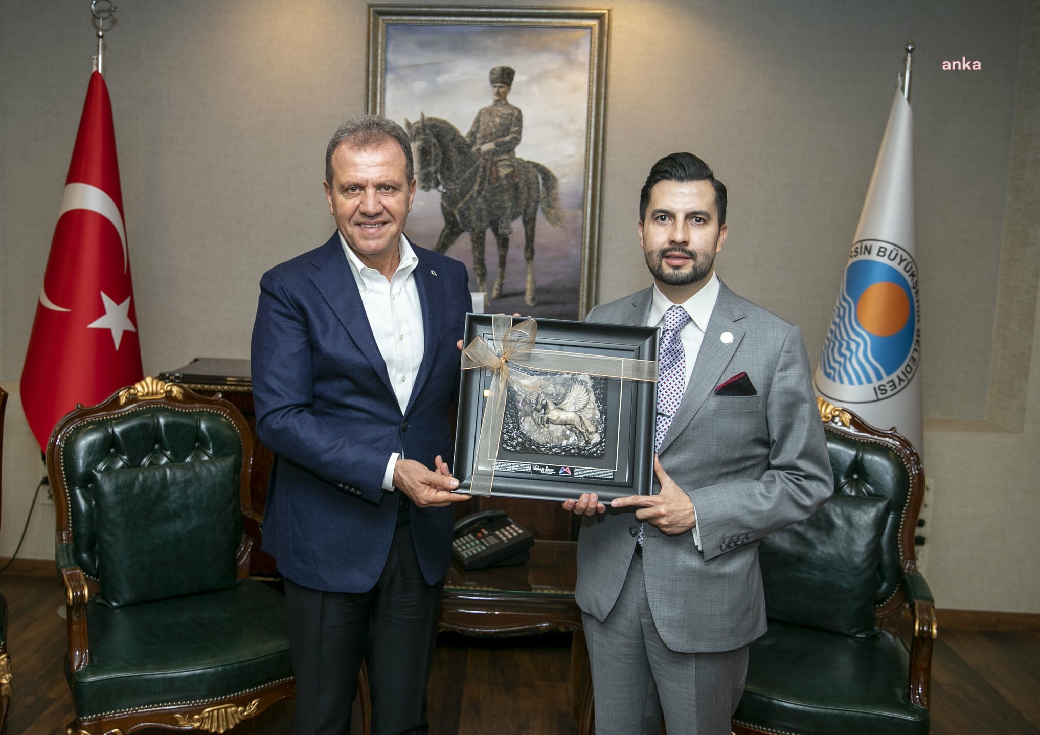 GUATEMALA ANKARA BÜYÜKELÇİSİ BARRİOS, VAHAP SEÇER’İ ZİYARET ETTİ