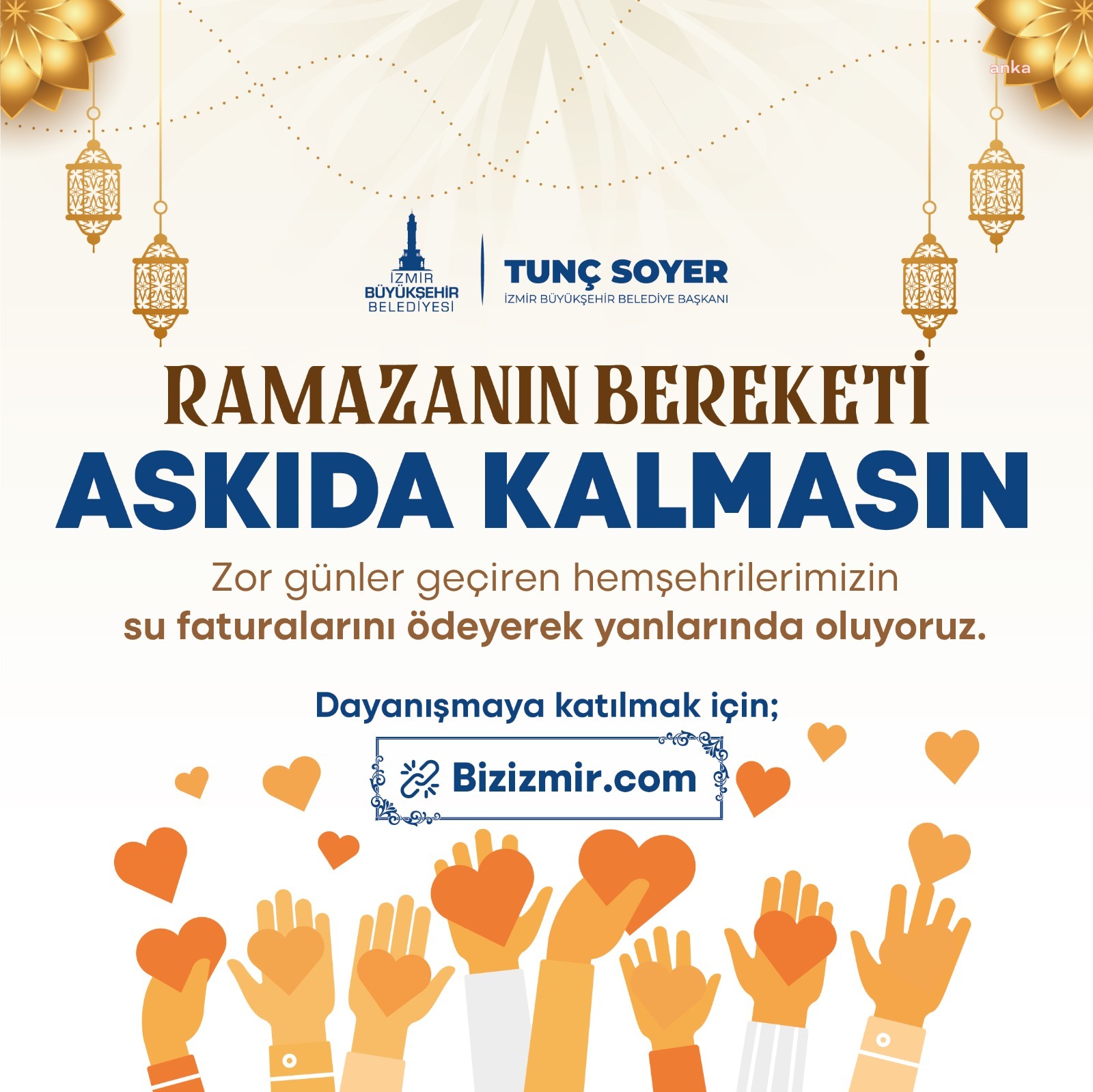 TUNÇ SOYER: RAMAZAN DAYANIŞMASINI 'ASKIDA FATURA' İLE BÜYÜTELİM