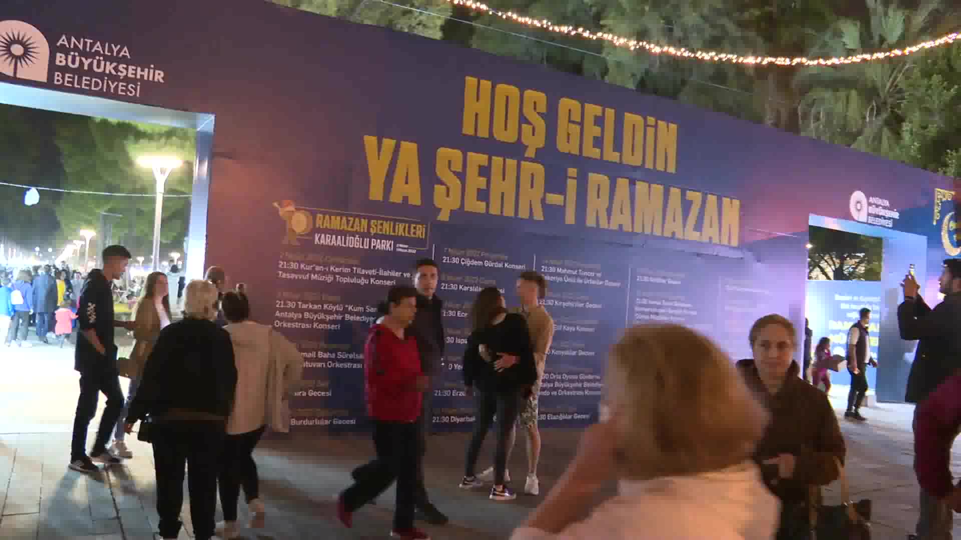 ANTALYA BÜYÜKŞEHİR'İN RAMAZAN ETKİNLİKLERİNDE SIRA GECESİ
