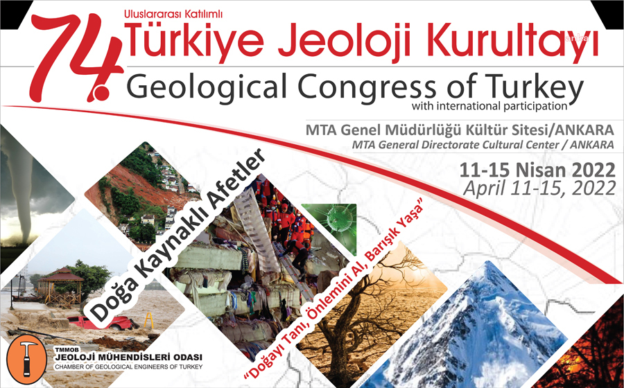 JEOLOJİ MÜHENDİSLERİ ODASI’NIN DÜZENLEDİĞİ 74. TÜRKİYE JEOLOJİ KURULTAYI YARIN BAŞLIYOR
