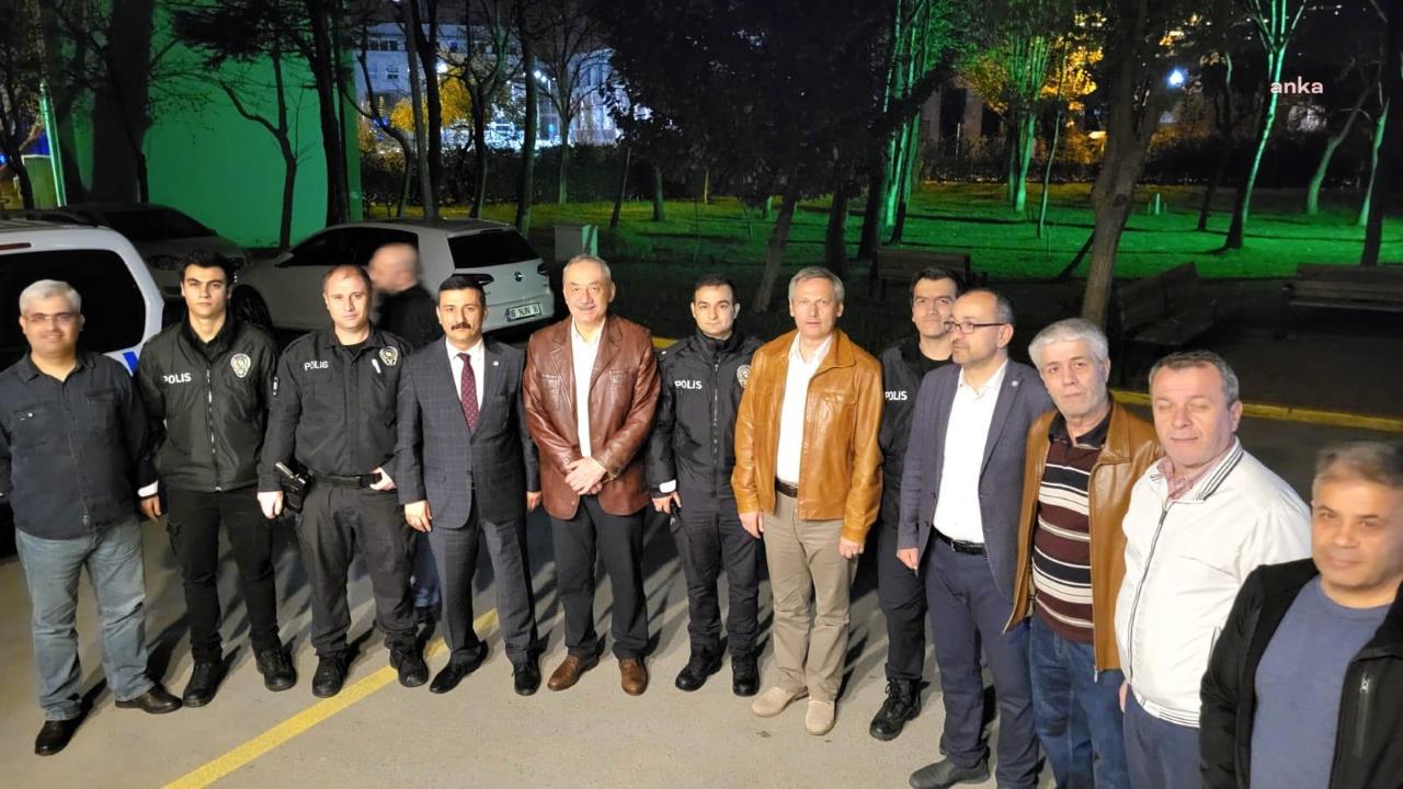 İSMAİL TATLIOĞLU POLİSLERİ SAHUR VAKTİ KARAKOLDA ZİYARET ETTİ