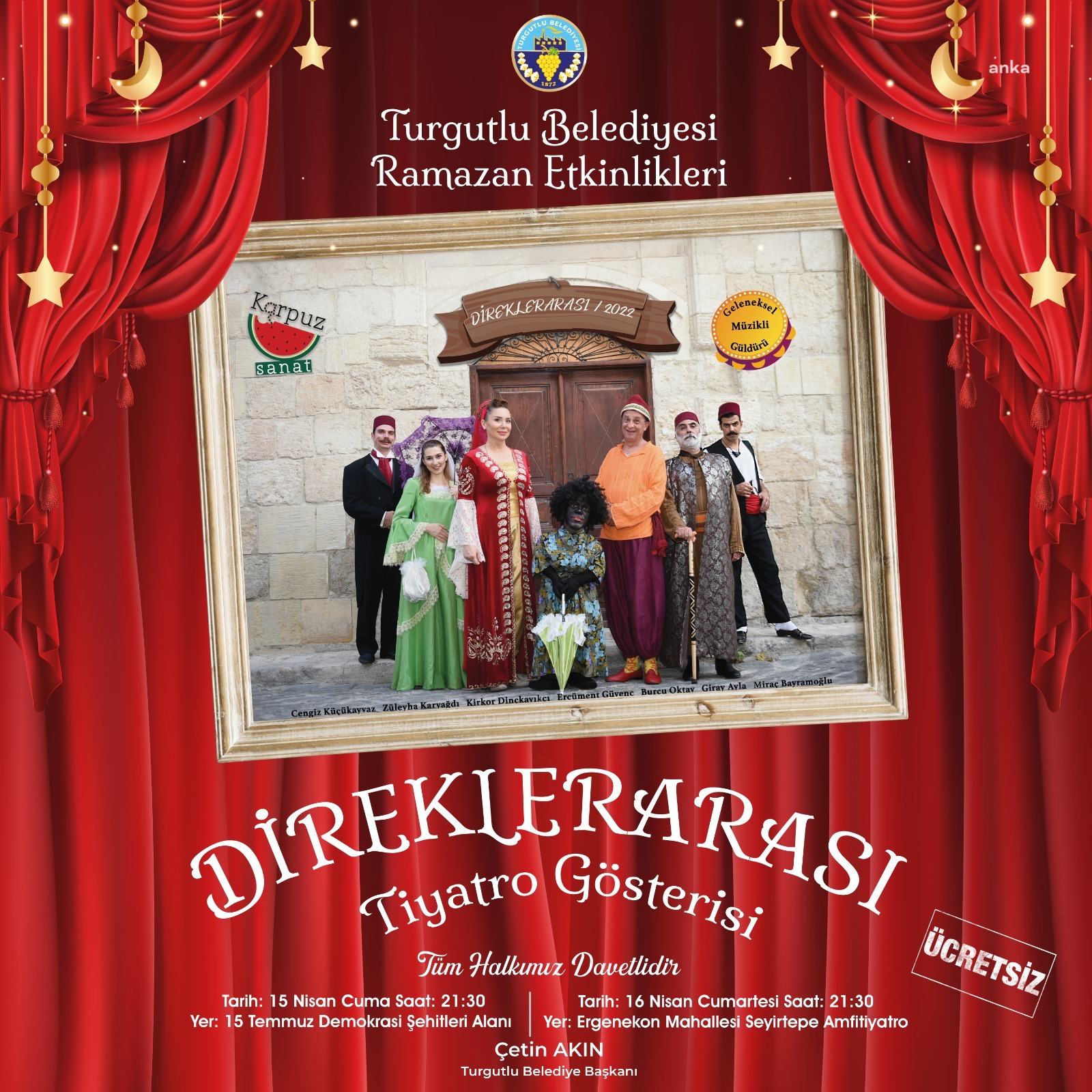 TURGUTLU BELEDİYESİ'NDEN RAMAZAN EĞLENCESİ