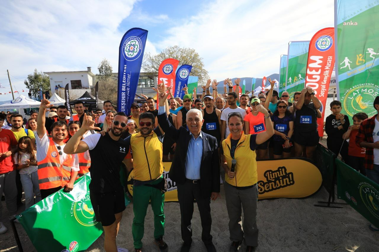 MUĞLA BÜYÜKŞEHİR, ULUSLARARASI LATMOS KOŞUSUNA EV SAHİPLİĞİ YAPTI