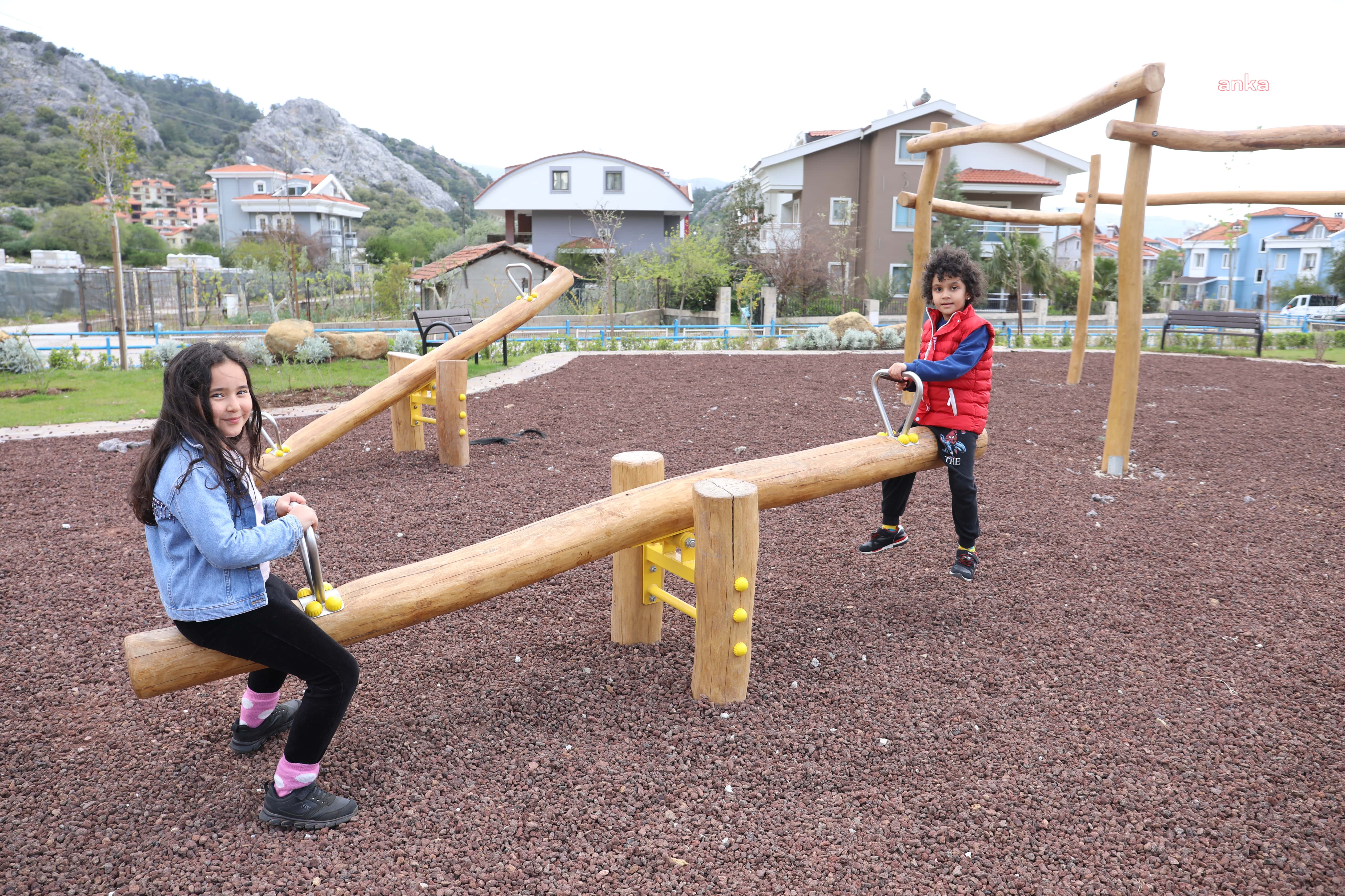 MARMARİS BELEDİYESİ, ARMUTALAN'DAKİ PARK ÇALIŞMASINDA SONA GELDİ
