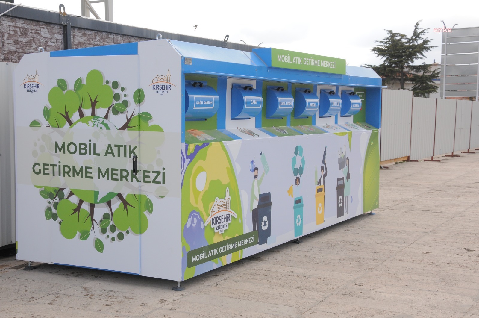 KIRŞEHİR BELEDİYESİ MOBİL ATIK GETİRME MERKEZİ FAALİYETE GEÇTİ