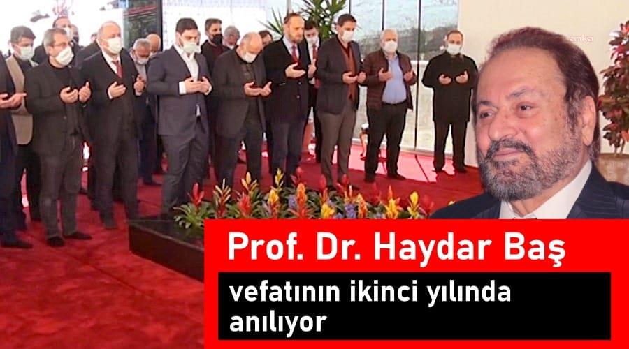 BTP KURUCUSU HAYDAR BAŞ, VEFAT YIL DÖNÜMÜNDE MEZARI BAŞINDA ANILDI
