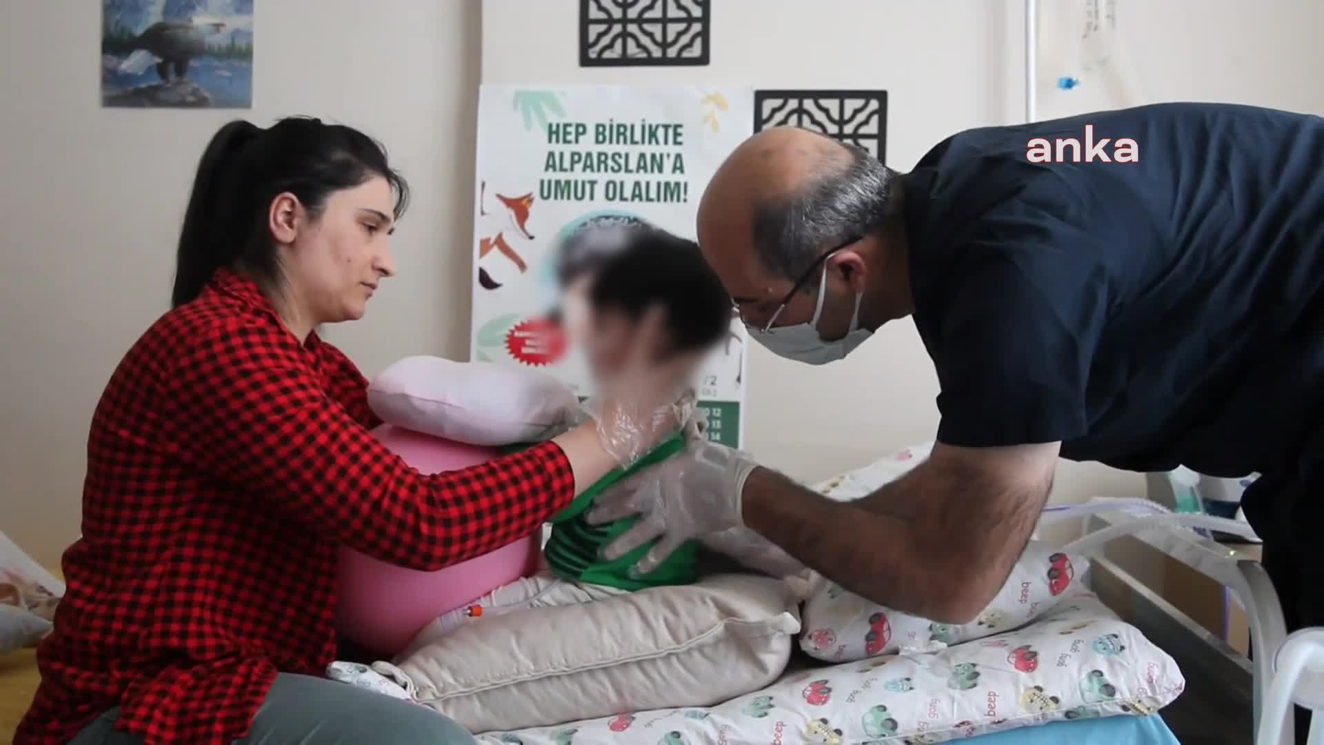 MALATYA'DA, SMA HASTASI ALPARSLAN BEBEĞİN 7 AYI KALDI