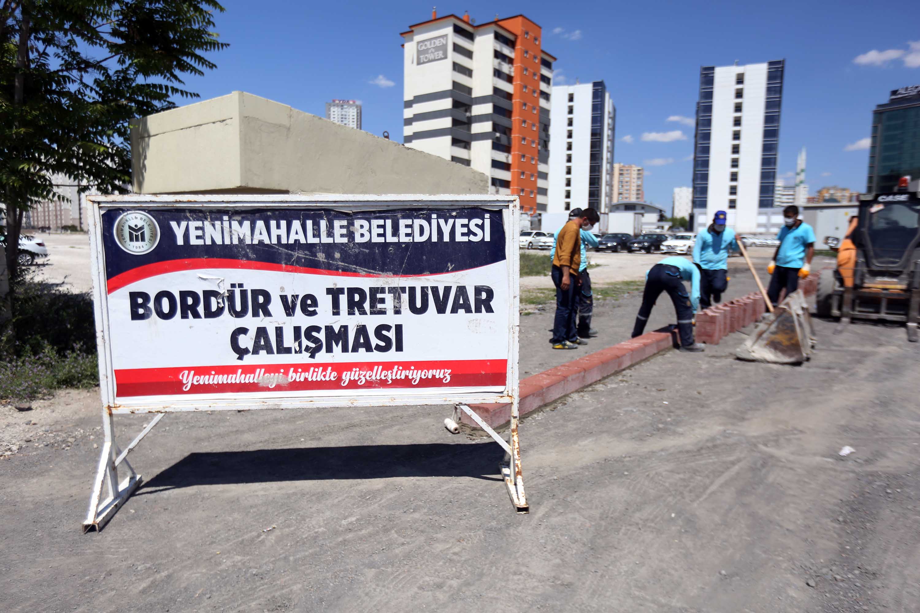 YENİMAHALLE BELEDİYESİ'NDEN ALTYAPI ATAĞI