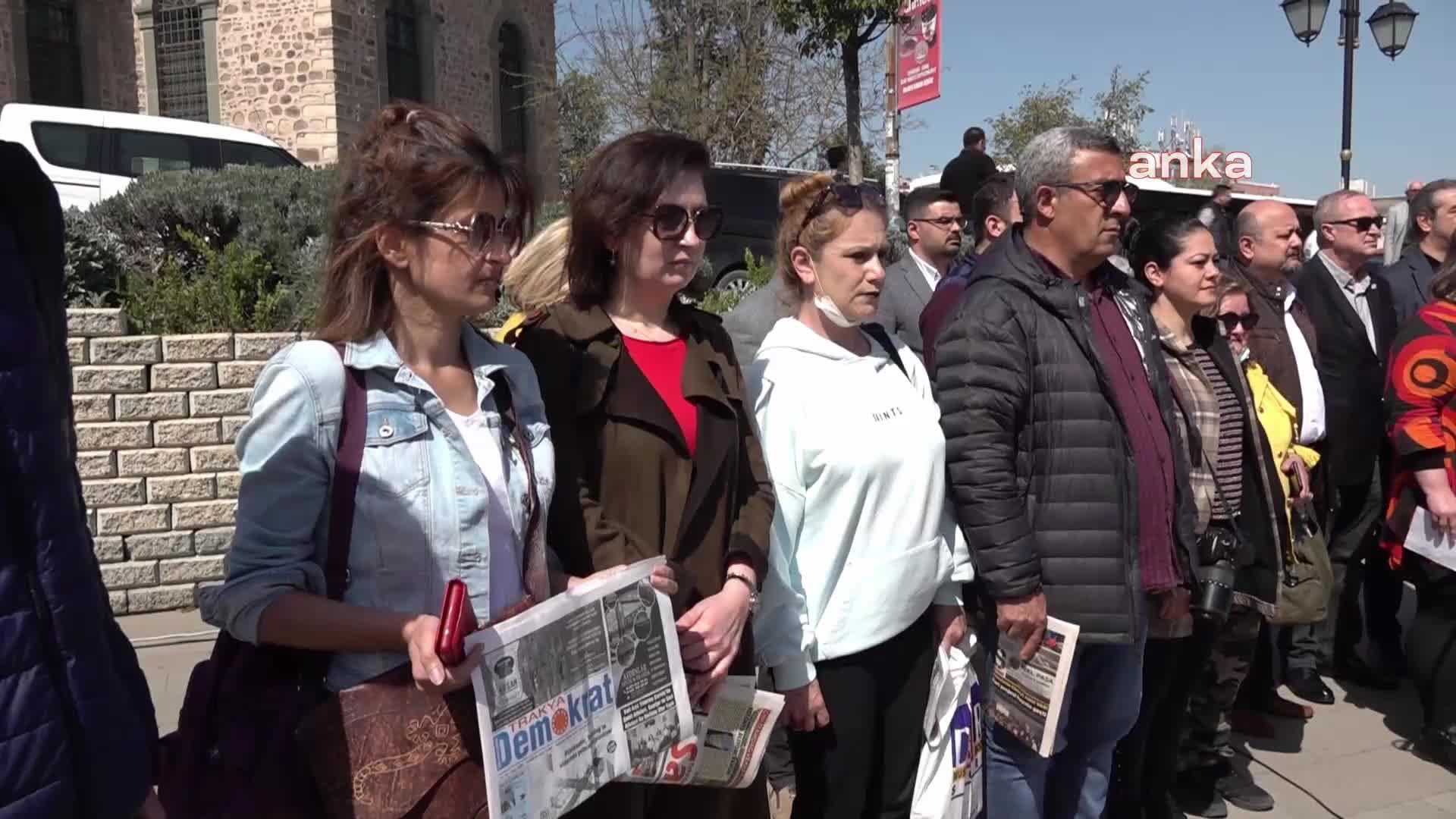 TEKİRDAĞ'DA BASIN ÖRGÜTLERİNDEN TASARRUF GENELGESİNE PROTESTO: YEREL MEDYANIN ADETA İDAM FERMANI OLMUŞTUR