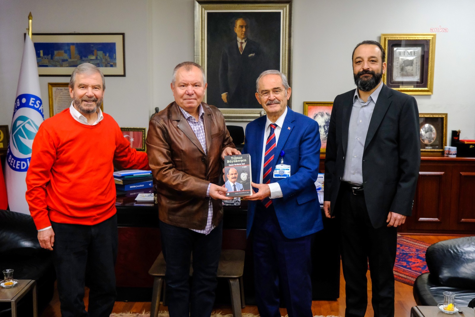 DEVLET TİYATROLARI GENEL MÜDÜRÜ MUSTAFA KURT’TAN ESKİŞEHİR BÜYÜKŞEHİR BAŞKANI BÜYÜKERŞEN’E ZİYARET