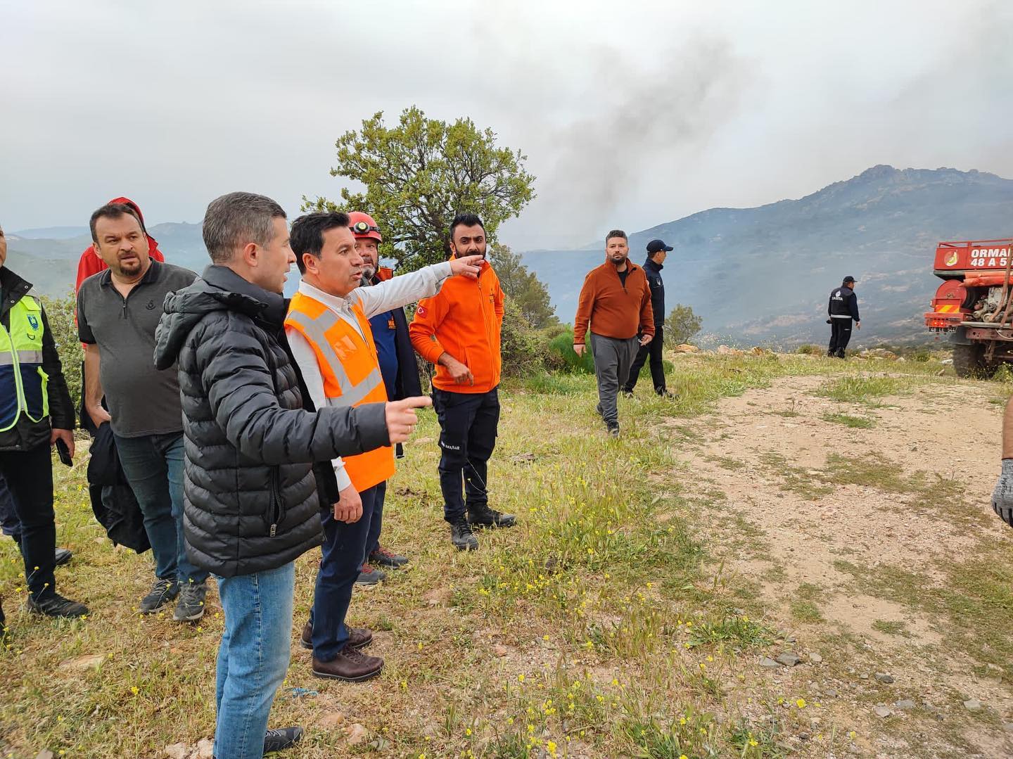 BODRUM’DA ORMAN YANGINI ÇIKTI. BAŞKAN ARAS: “BİR SABOTAJIN SONUCU GİBİ”