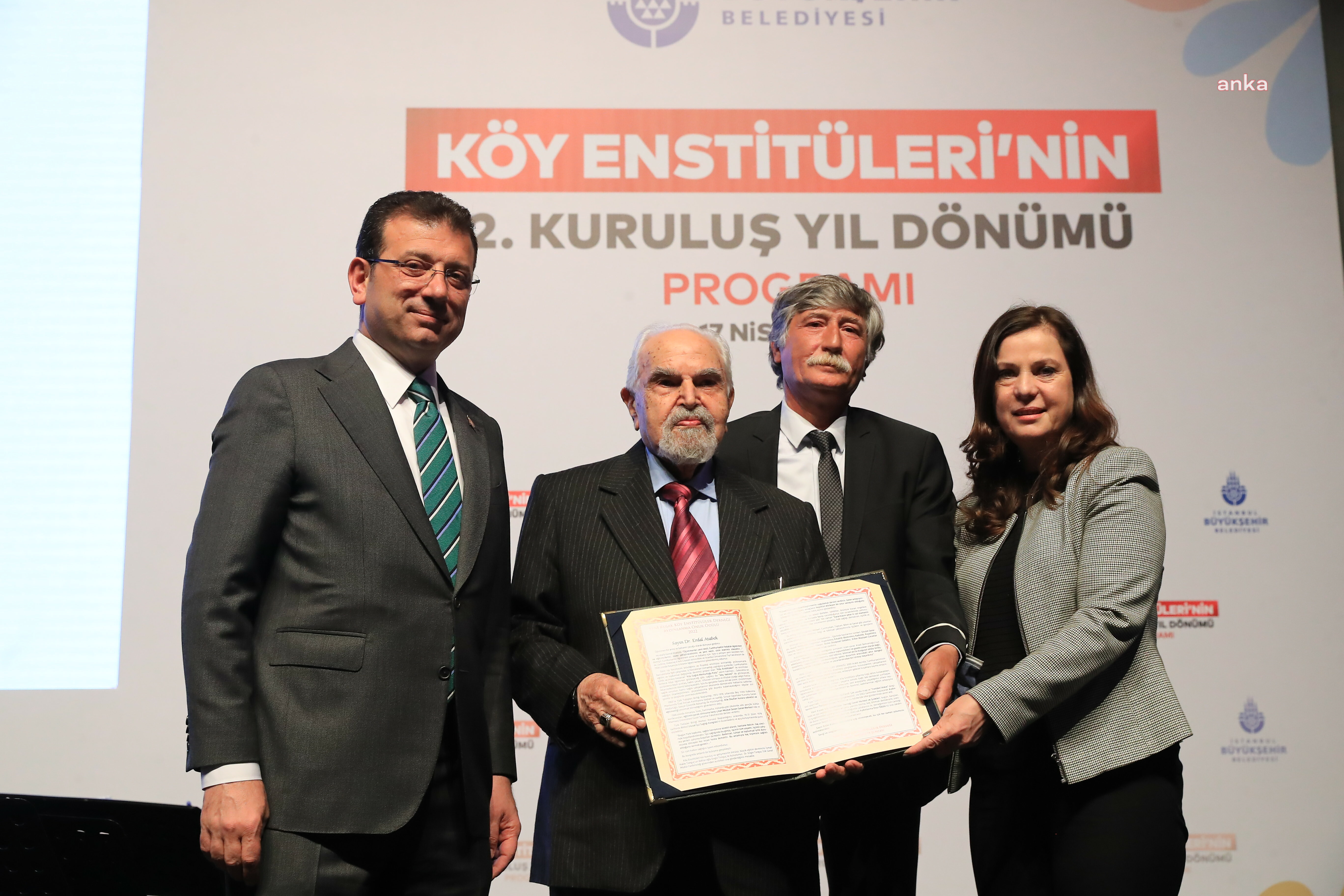 İMAMOĞLU VE ÇALKAYA, AYDINLANMA ONUR ÖDÜLÜ VERDİ