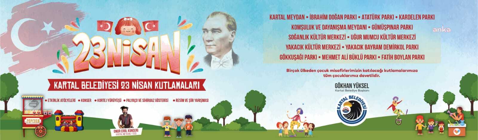 KARTAL BELEDİYESİ’NDEN “23 NİSAN” ORGANİZASYONU