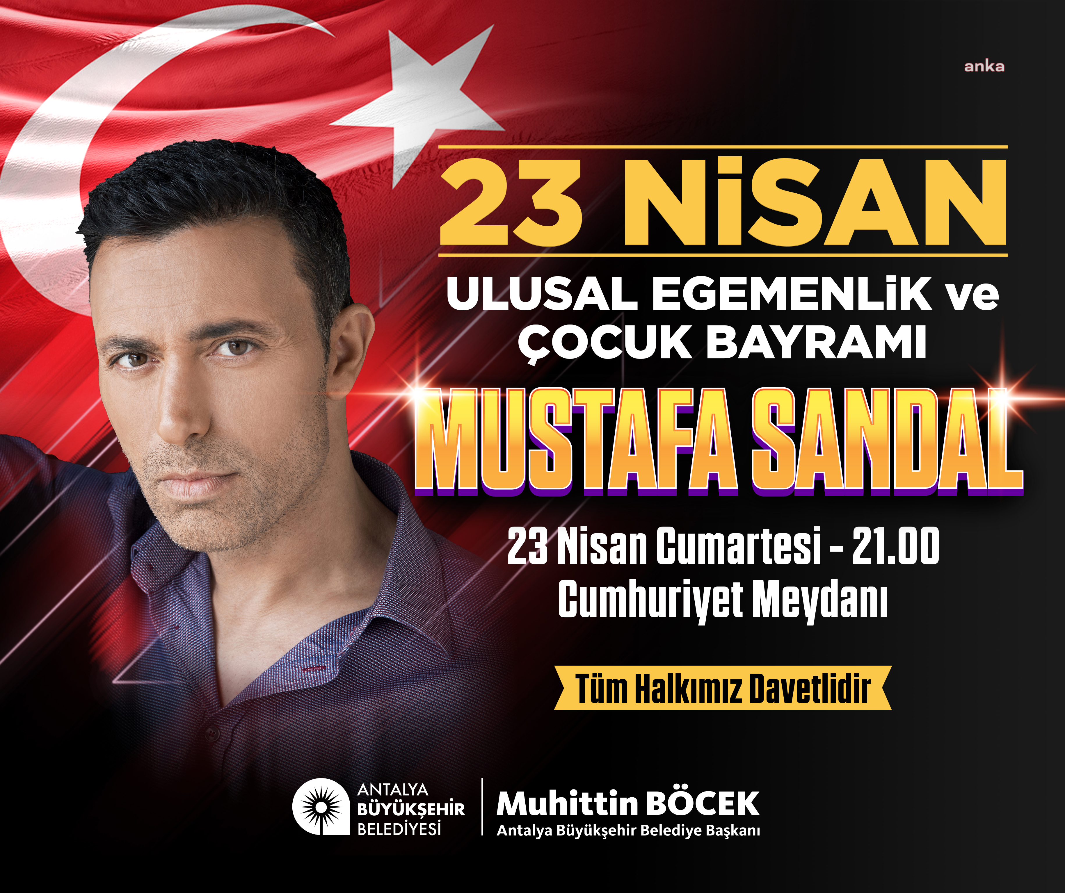 ANTALYA BÜYÜKŞEHİR 23 NİSAN’I COŞKUYLA KUTLAMAYA HAZIRLANIYOR