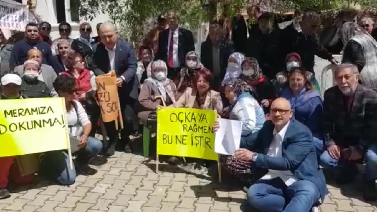 KARABURUN'DA OLAYLI GES TOPLANTISI