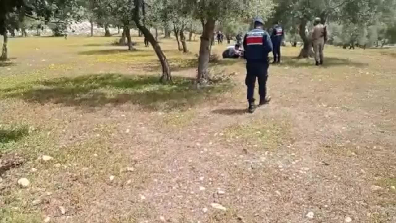 İZMİR'DE ZEYTİNLİK ARAZİDE AÇ VE SUSUZ KALAN 94 GÖÇMEN KURTARILDI