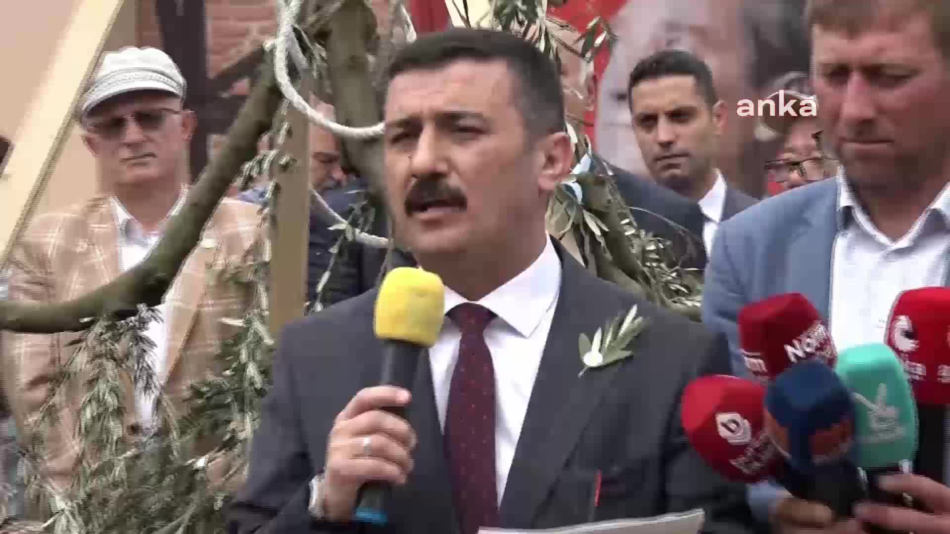İYİ PARTİ'DEN BURSA'DA MADEN YÖNETMELİĞİ'NE DARAĞAÇLI PROTESTO