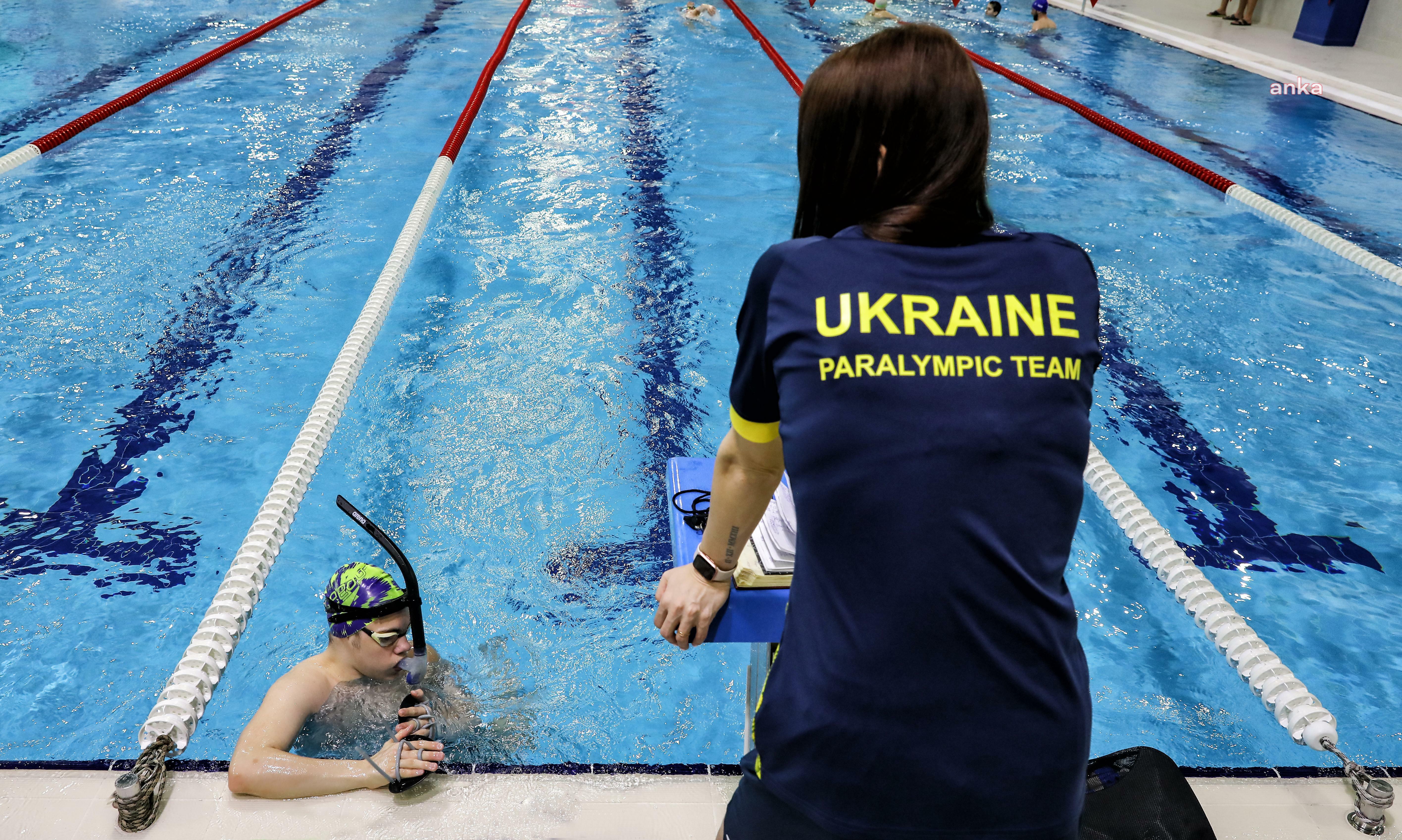 UKRAYNA PARALİMPİK SPORCULARI OLİMPİYATLARA İBB TESİSLERİNDE HAZIRLANIYOR