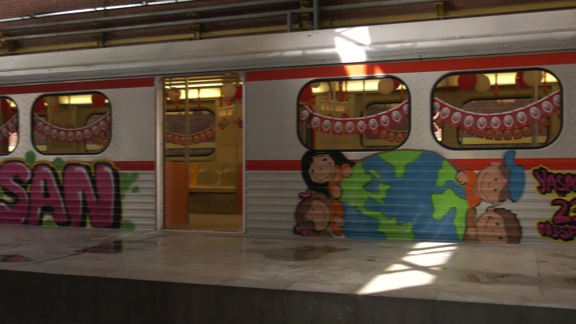 ANKARA BÜYÜKŞEHİR’DEN BAŞKENTLİLERE 23 NİSAN METROSU SÜRPRİZİ
