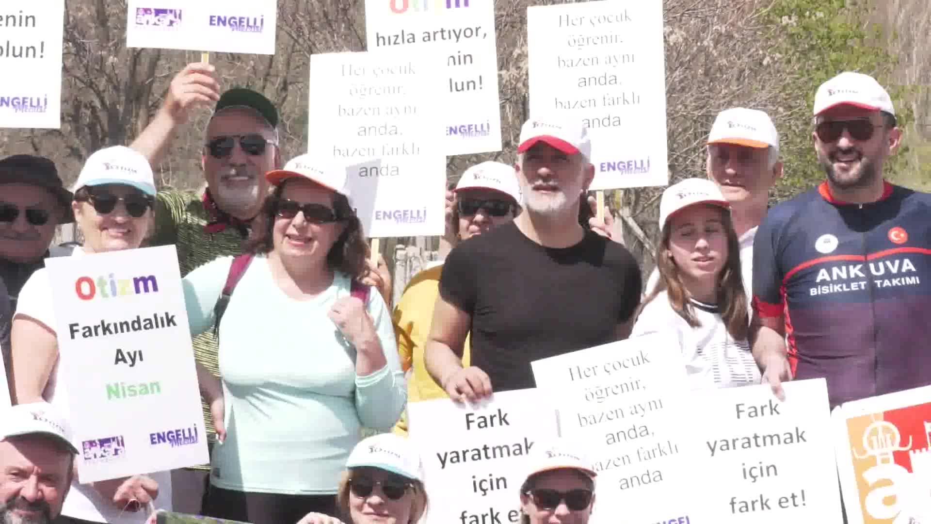 BAŞKENT'TE ADIMLAR OTİZM, PEDALLAR FARKINDALIK İÇİN ÇEVRİLDİ