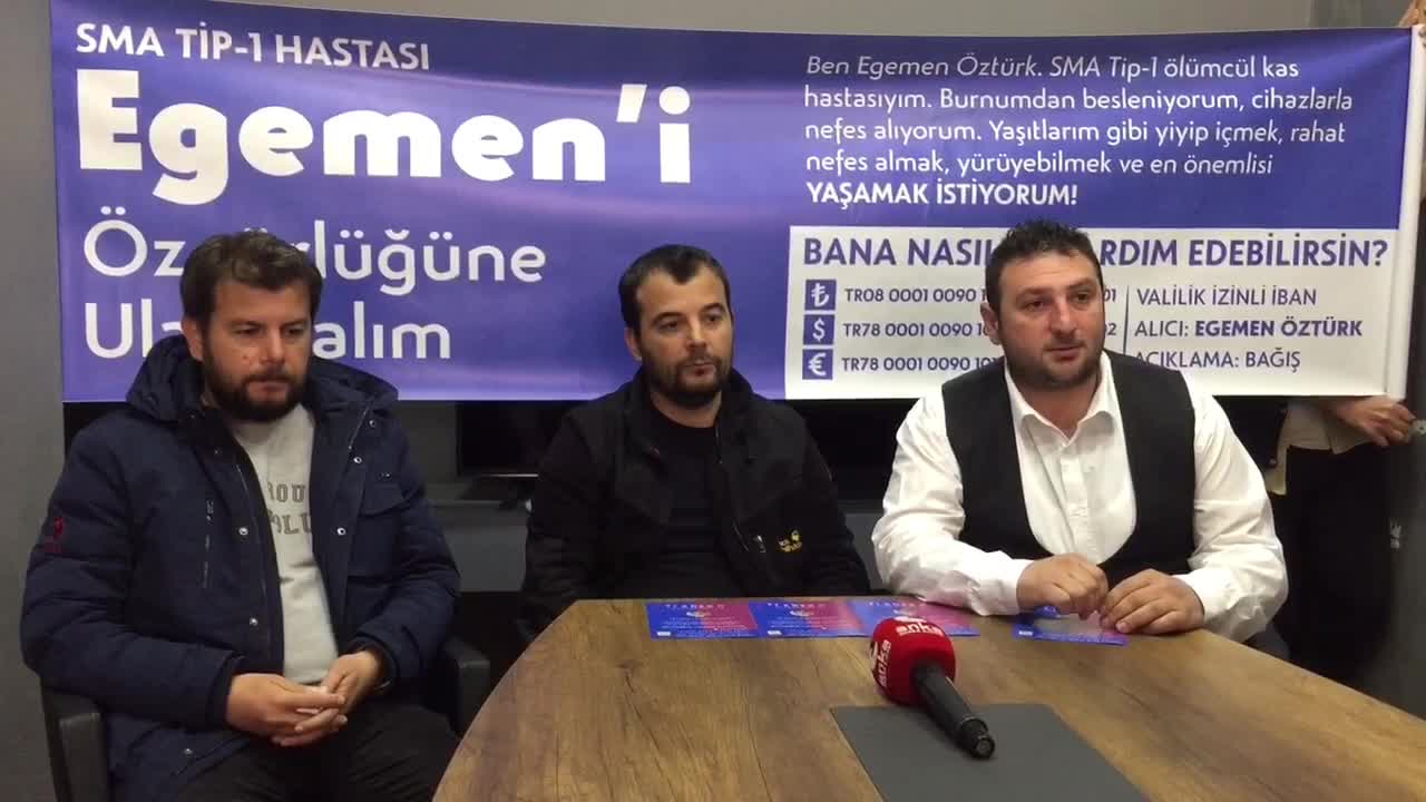 SMA HASTASI EGEMEN BEBEĞİN AİLESİNDEN YARDIM ÇAĞRISI