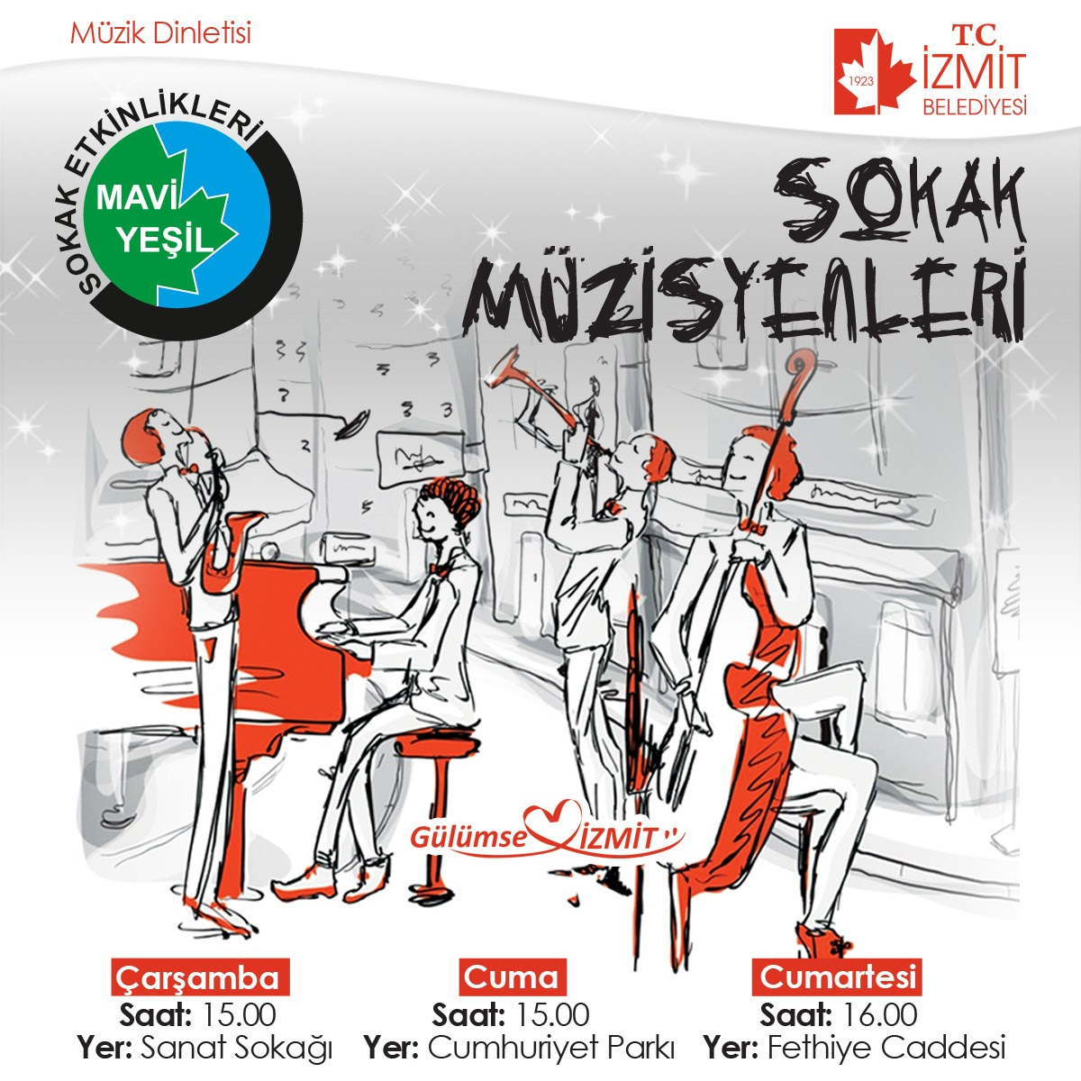 İZMİT, MÜZİĞİN GÜCÜYLE BİR ARAYA GELECEK